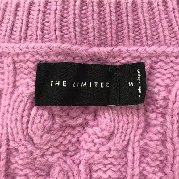 Vintage Y2K The Limited Purple Angora Wool Cottagecore Cable Knit Sweater / M - Picture 6 of 7